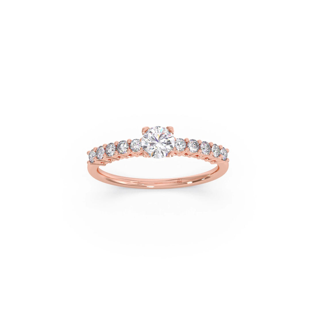 Delicate Diamond Engagement Ring