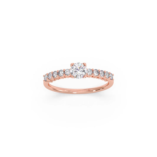 Delicate Diamond Engagement Ring