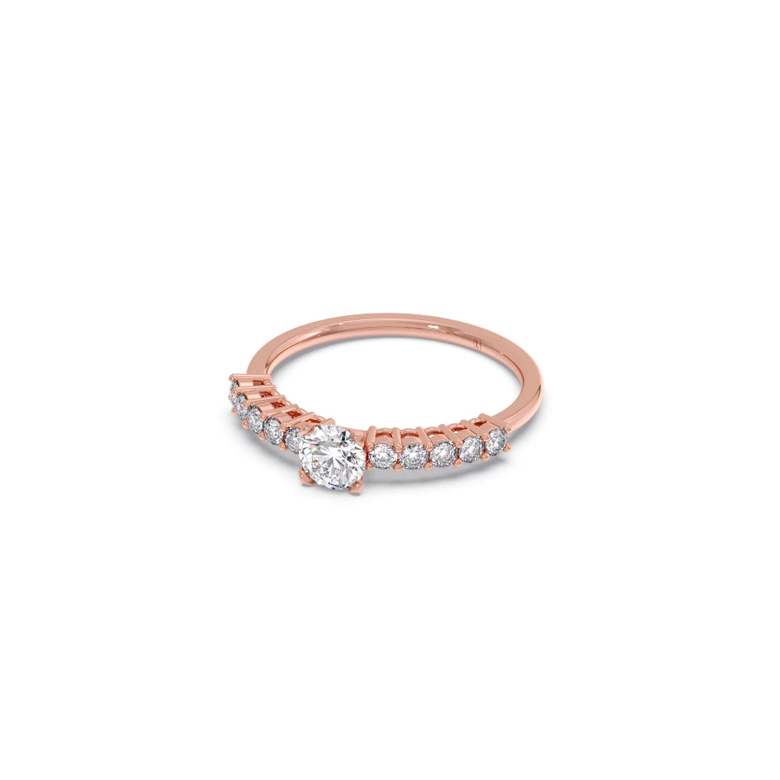 Delicate Diamond Engagement Ring