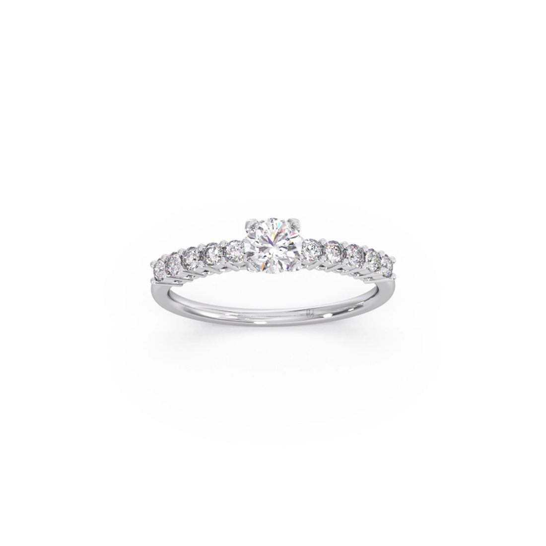 Delicate Diamond Engagement Ring