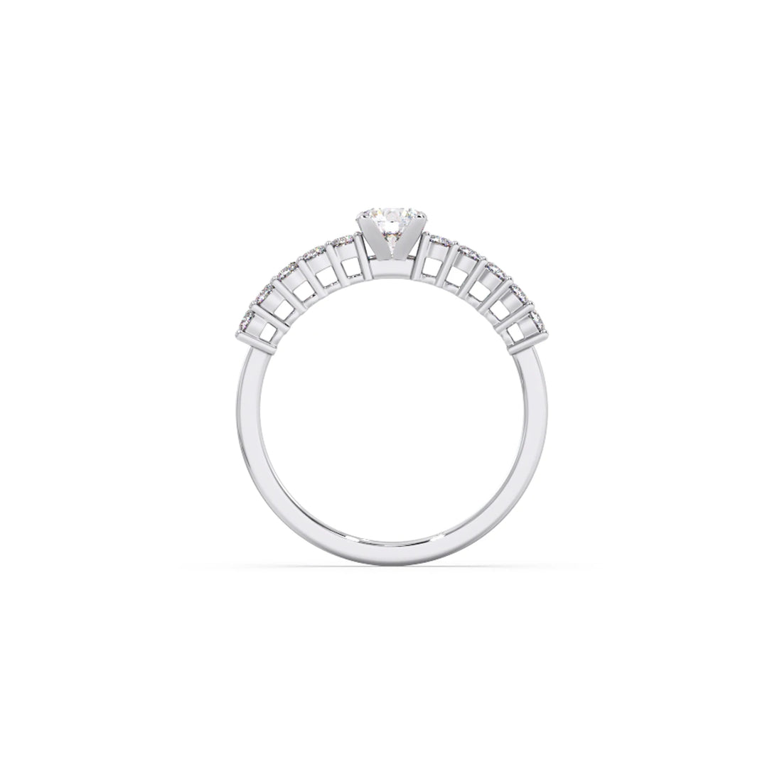 Delicate Diamond Engagement Ring