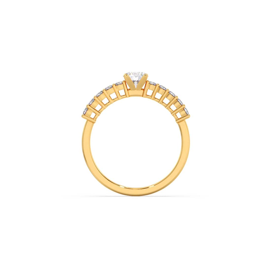 Delicate Diamond Engagement Ring