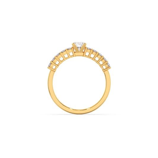 Delicate Diamond Engagement Ring