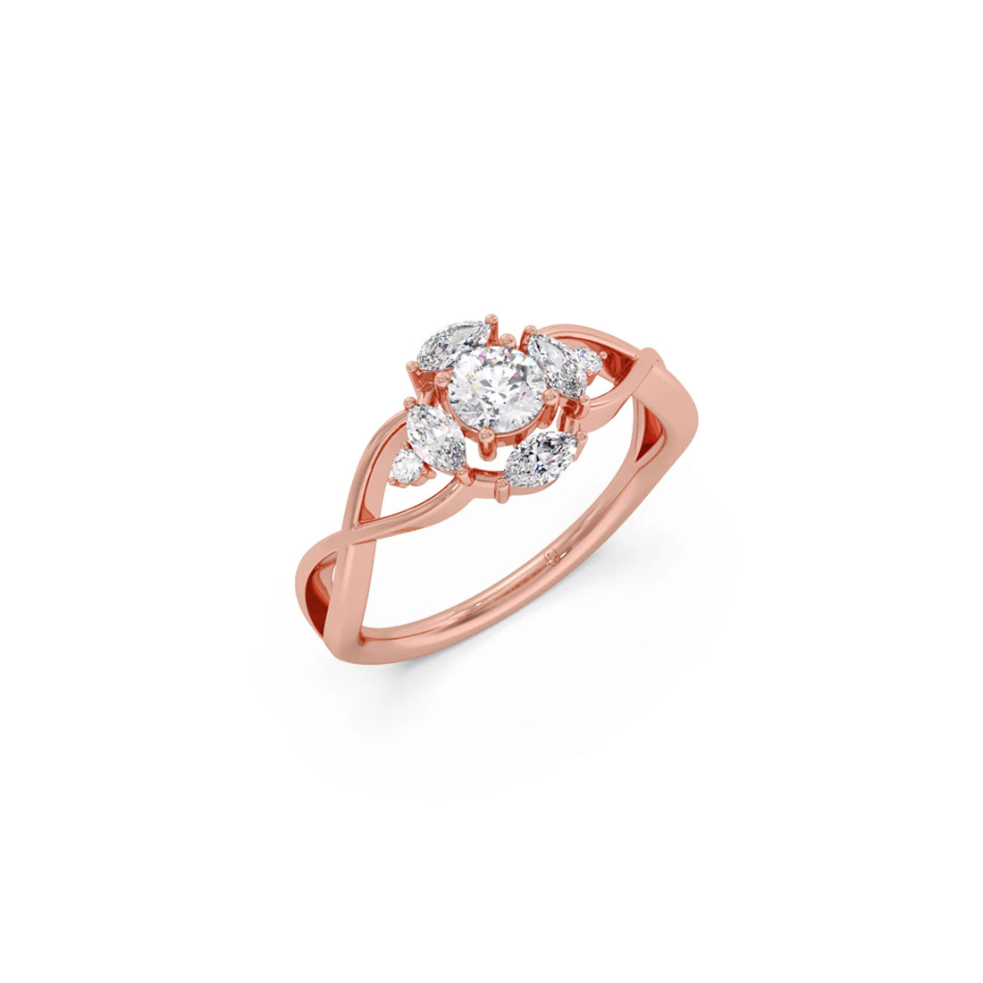 Intricate Halo Diamond Ring