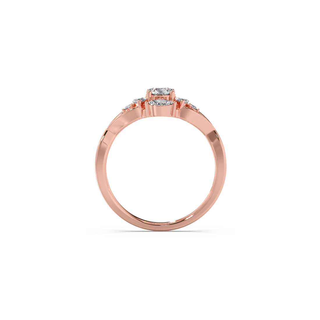Intricate Halo Diamond Ring