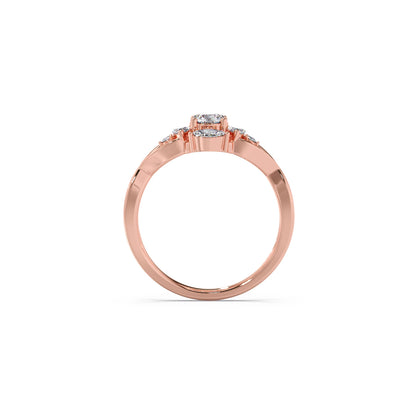 Intricate Halo Diamond Ring