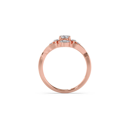 Intricate Halo Diamond Ring
