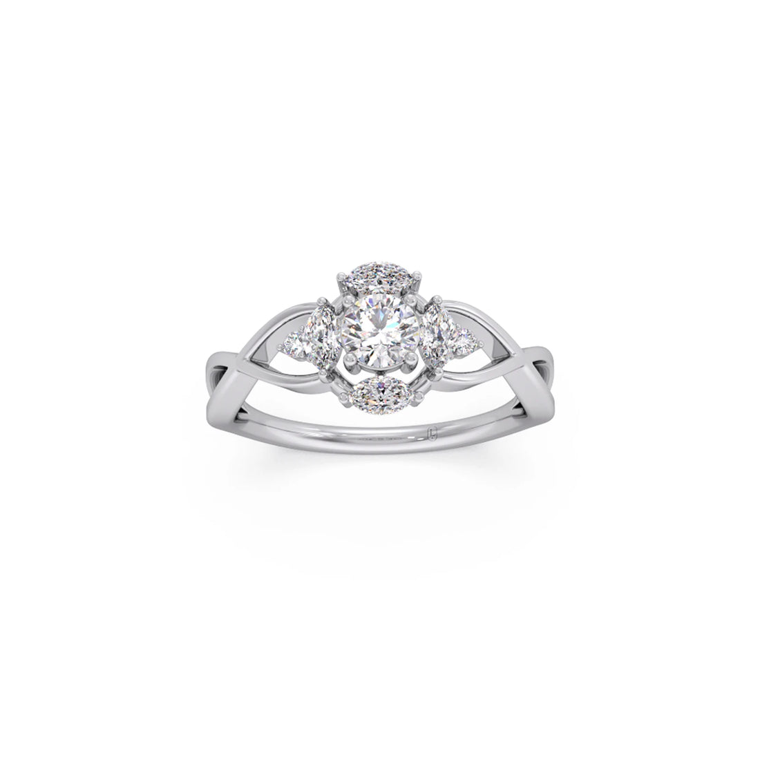 Intricate Halo Diamond Ring