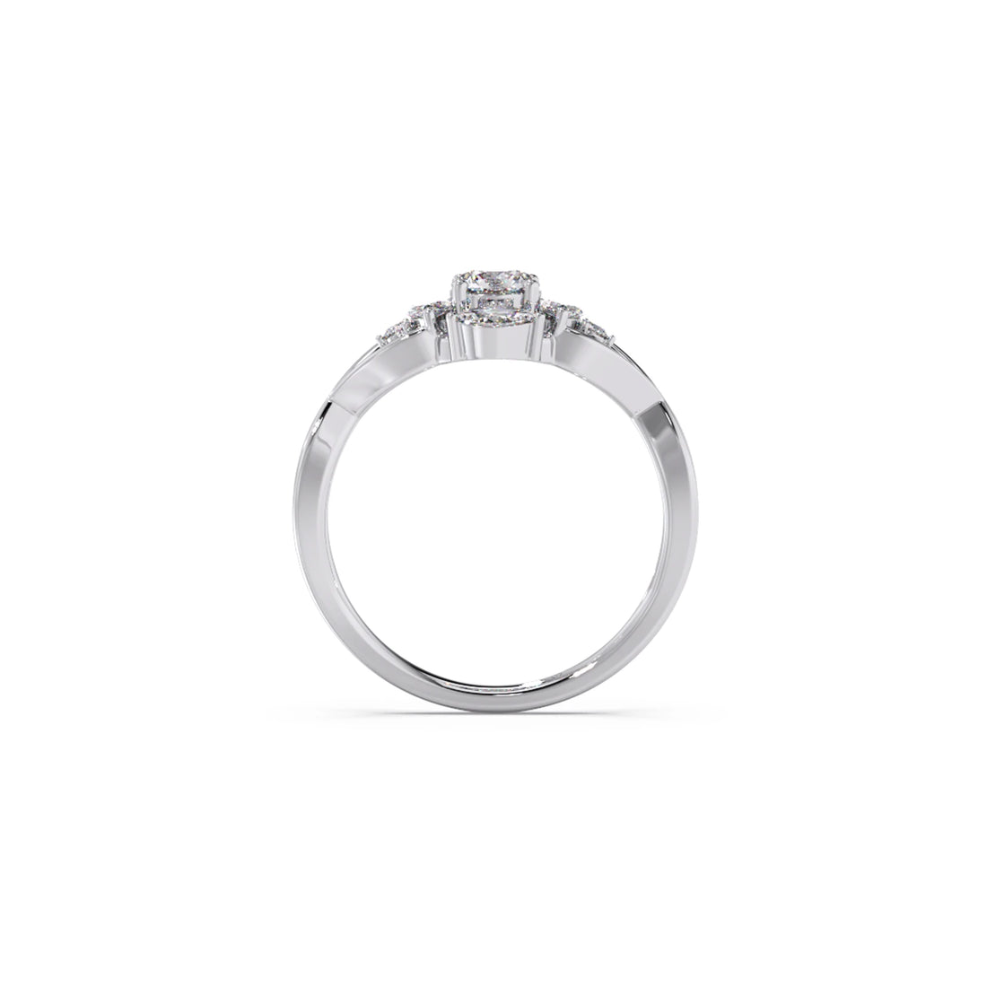 Intricate Halo Diamond Ring