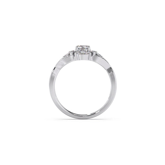 Intricate Halo Diamond Ring