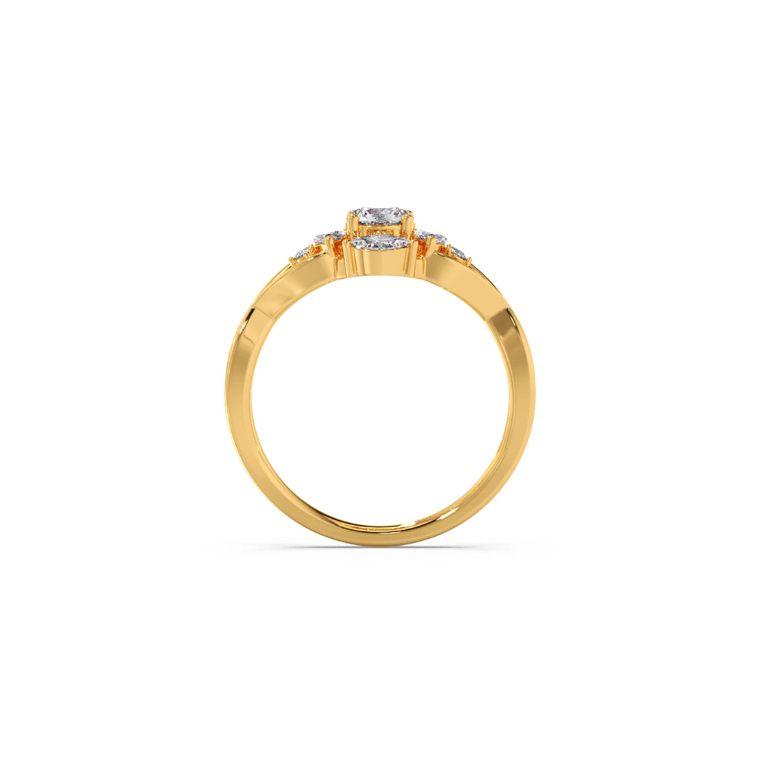 Intricate Halo Diamond Ring