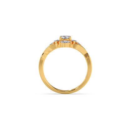 Intricate Halo Diamond Ring
