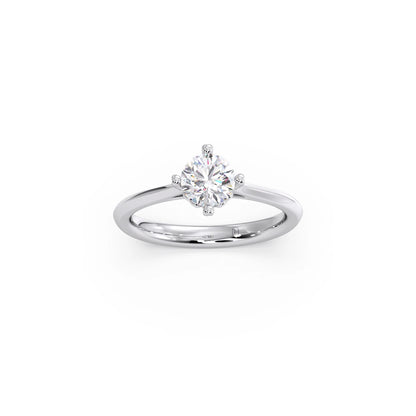 Four Prong Solitaire Engagement Ring 8.00mm