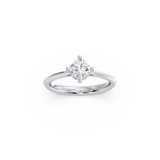Four Prong Solitaire Engagement Ring 8.00mm