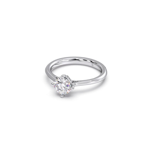 Four Prong Solitaire Engagement Ring 8.00mm