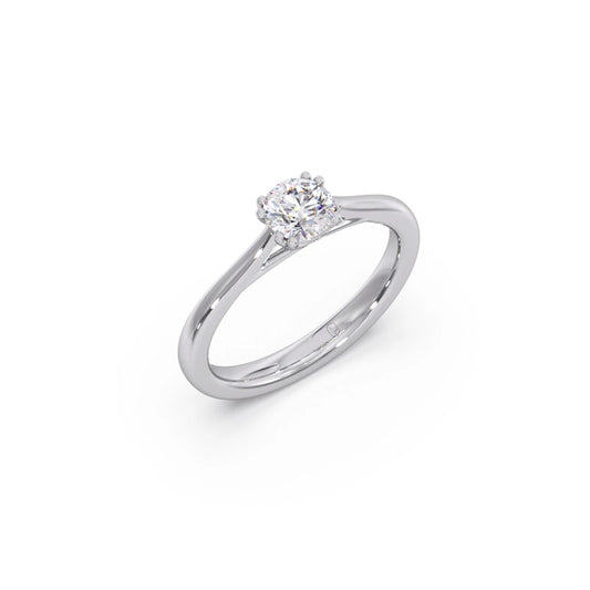 Four Prong Round Solitaire Ring 5.30mm