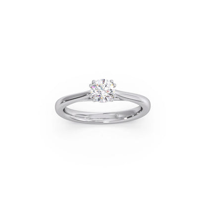 Four Prong Round Solitaire Ring 5.30mm