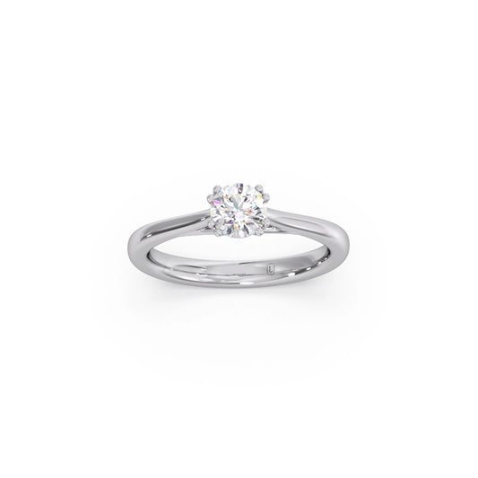 Four Prong Round Solitaire Ring 5.30mm