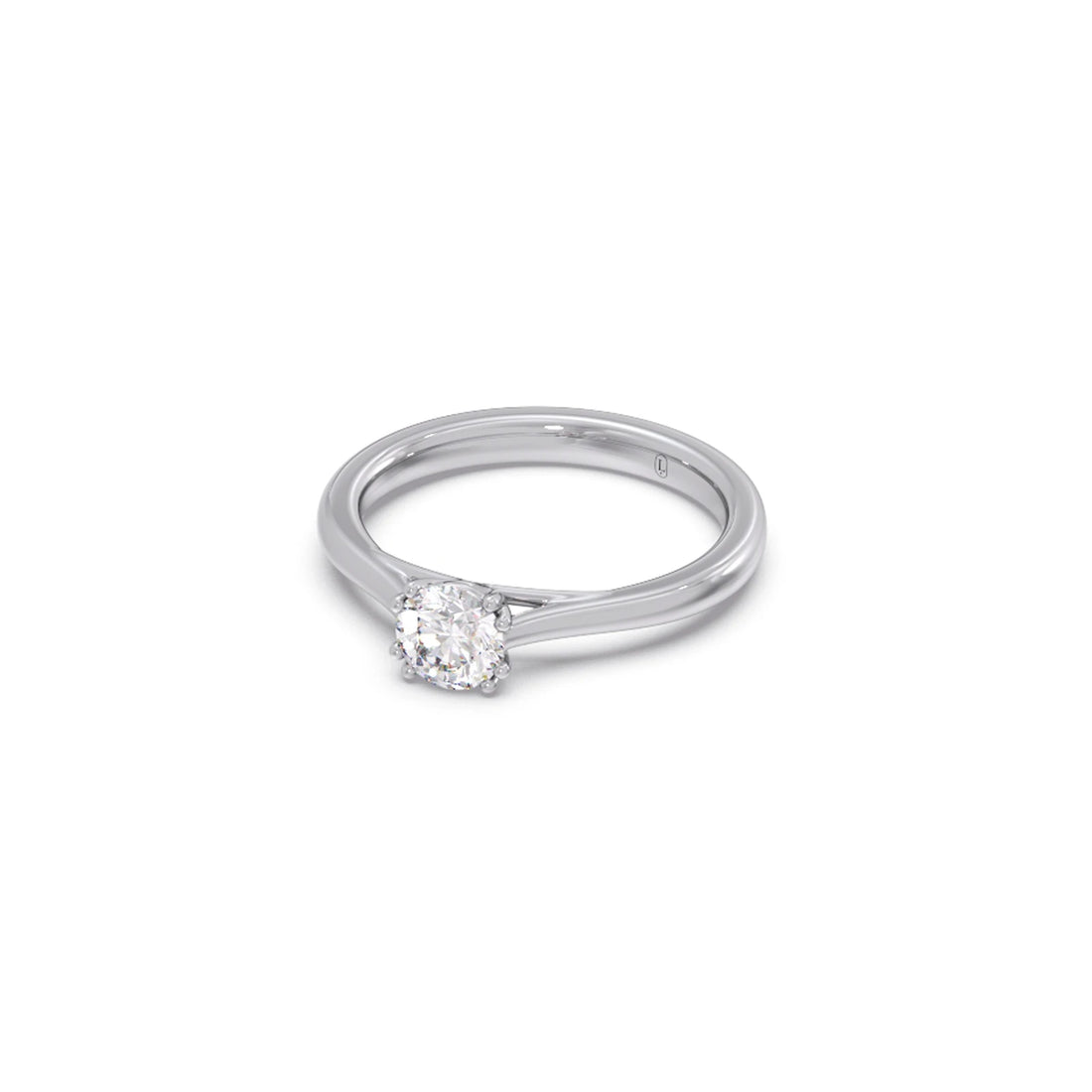 Four Prong Round Solitaire Ring 5.30mm