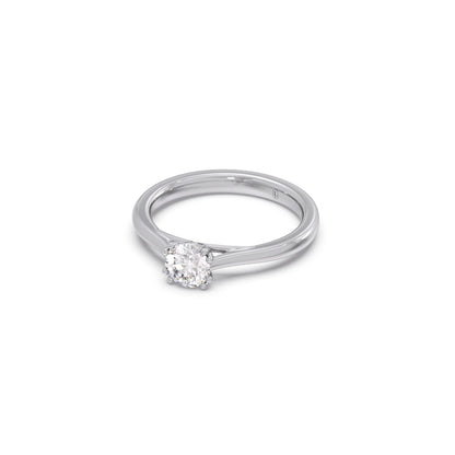 Four Prong Round Solitaire Ring 5.30mm