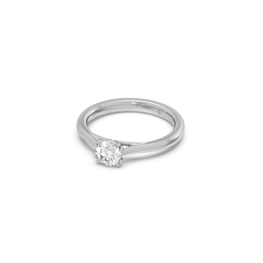 Four Prong Round Solitaire Ring 5.30mm