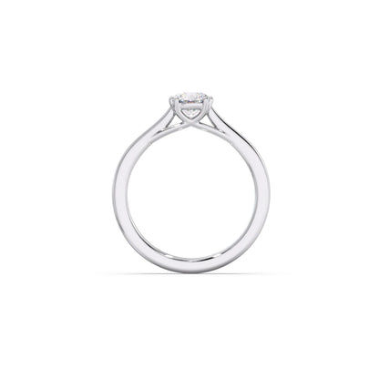 Four Prong Round Solitaire Ring 5.30mm