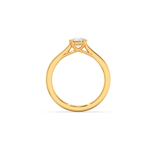 Four Prong Round Solitaire Ring 5.30mm