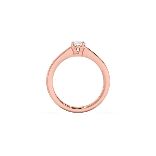 Four Prong Round Solitaire Ring 5.00mm