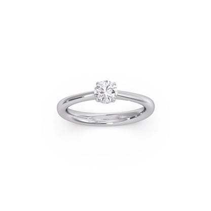 Four Prong Round Solitaire Ring 5.00mm