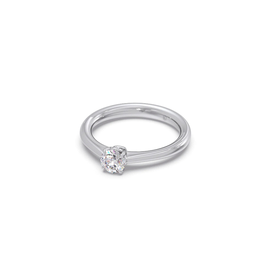 Four Prong Round Solitaire Ring 5.00mm