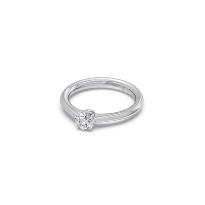 Four Prong Round Solitaire Ring 5.00mm