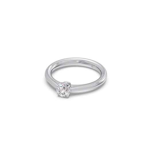 Four Prong Round Solitaire Ring 5.00mm