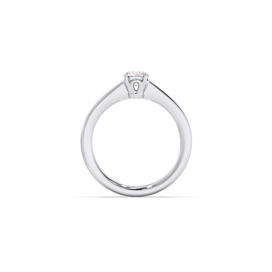 Four Prong Round Solitaire Ring 5.00mm