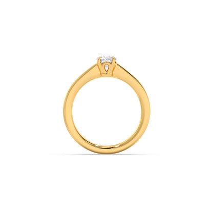 Four Prong Round Solitaire Ring 5.00mm