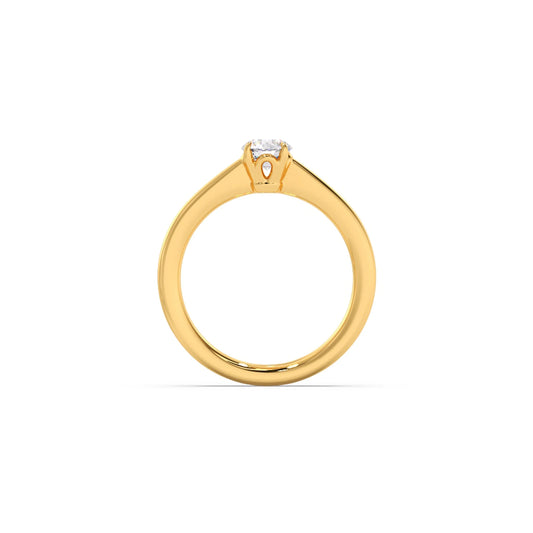 Four Prong Round Solitaire Ring 5.00mm
