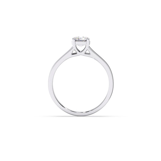 Four Prong Men's Solitaire engagement Band 6.20mm