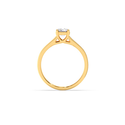 Four Prong Men's Solitaire engagement Band 6.20mm