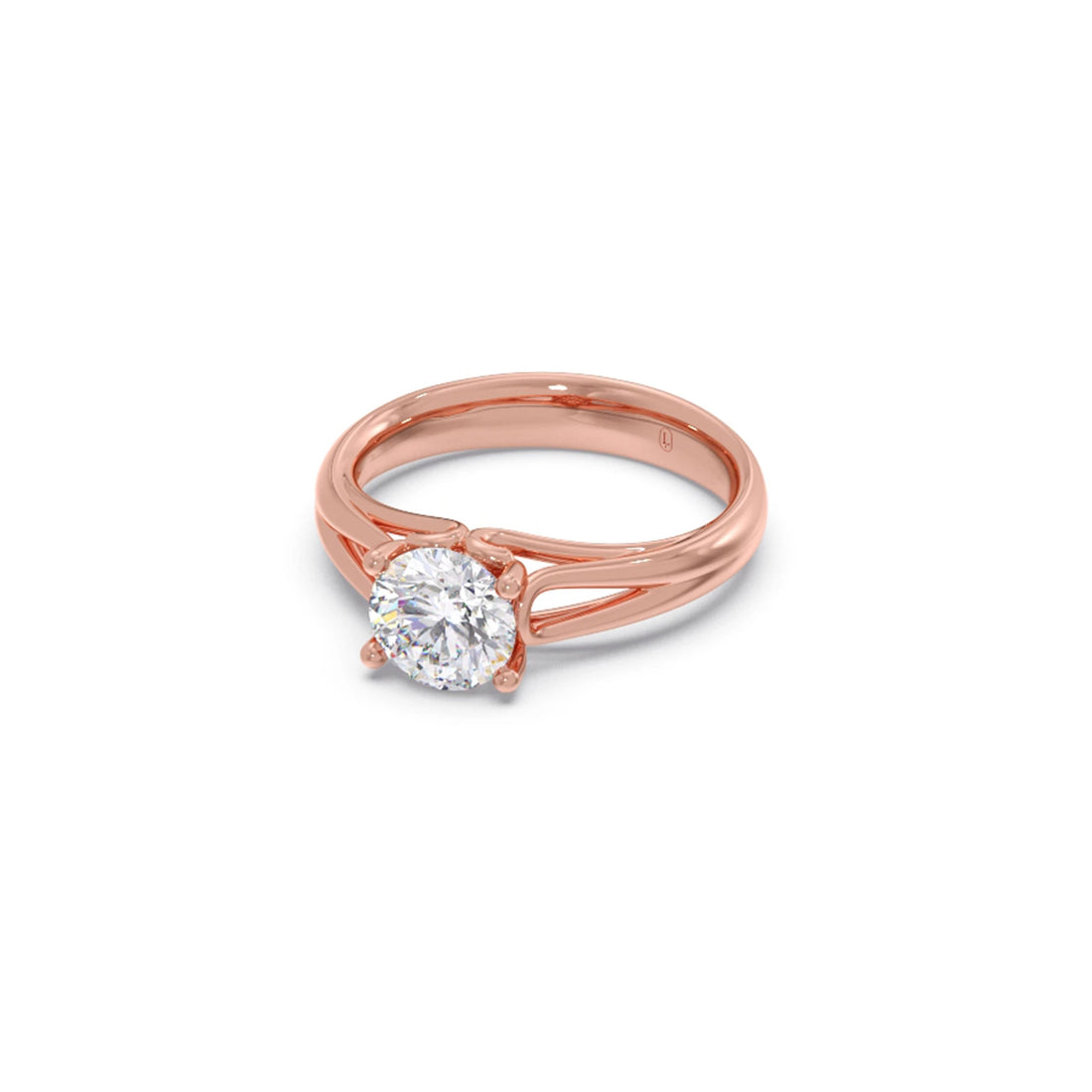 Four Prong Round Solitaire Ring 7.50mm