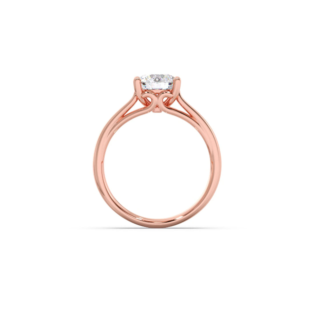 Four Prong Round Solitaire Ring 7.50mm