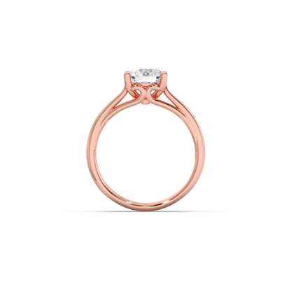 Four Prong Round Solitaire Ring 7.50mm