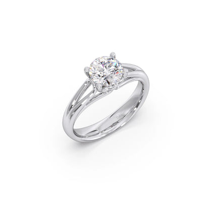 Four Prong Round Solitaire Ring 7.50mm
