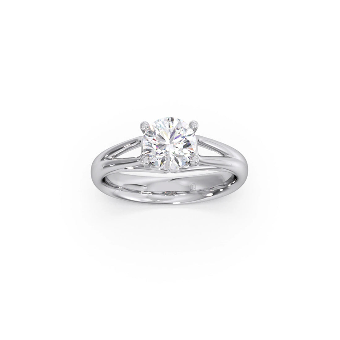 Four Prong Round Solitaire Ring 7.50mm