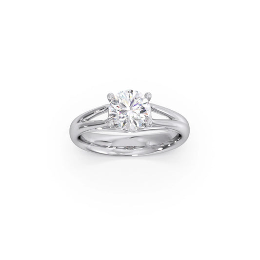 Four Prong Round Solitaire Ring 7.50mm