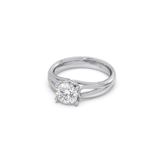 Four Prong Round Solitaire Ring 7.50mm
