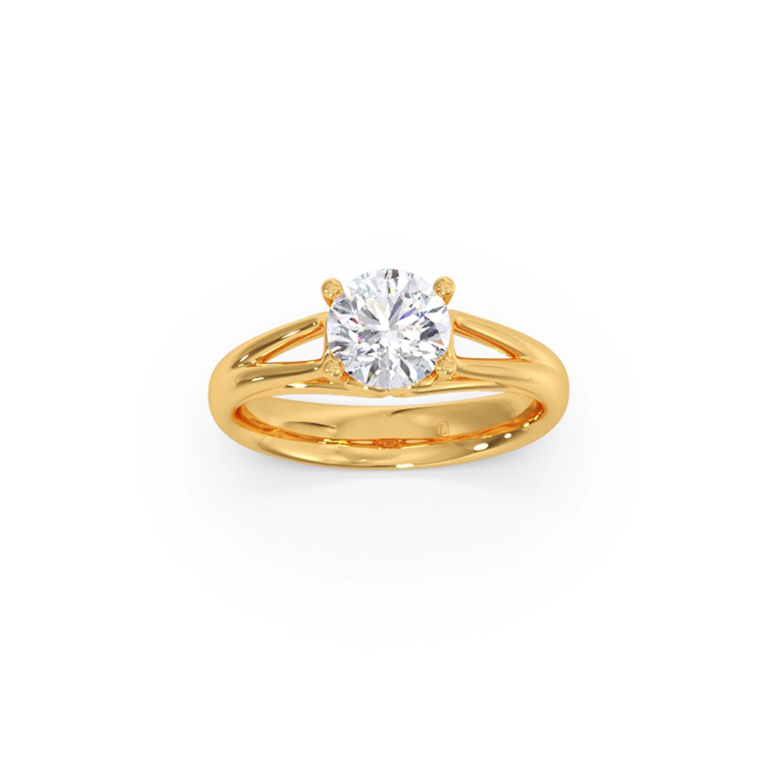 Four Prong Round Solitaire Ring 7.50mm