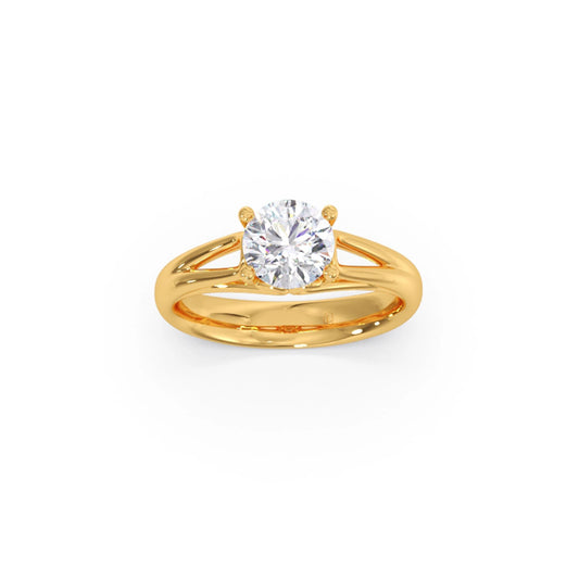 Four Prong Round Solitaire Ring 7.50mm