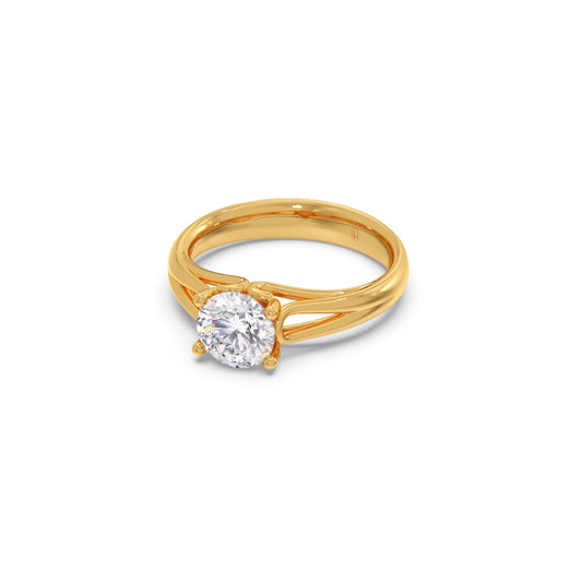 Four Prong Round Solitaire Ring 7.50mm