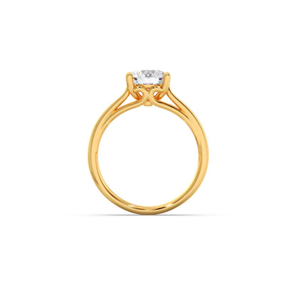 Four Prong Round Solitaire Ring 7.50mm