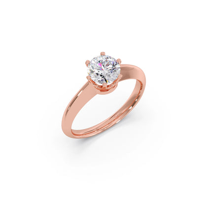 Six Prong Solitaire Engagement Ring 6.80mm