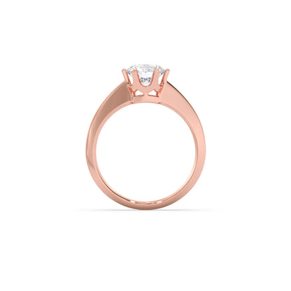 Six Prong Solitaire Engagement Ring 6.80mm